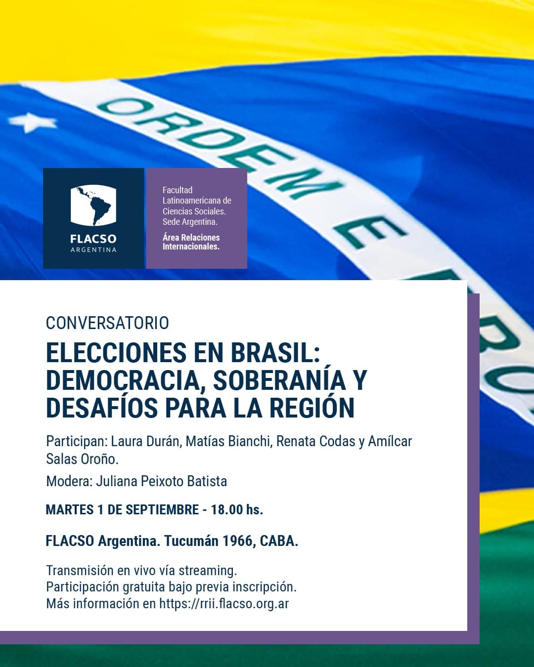 Conversatorio Elecciones en Brasil - FLACSO